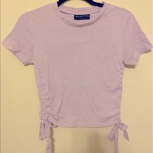 Light Purple/ Lilac Urban Outfitters Crop Top